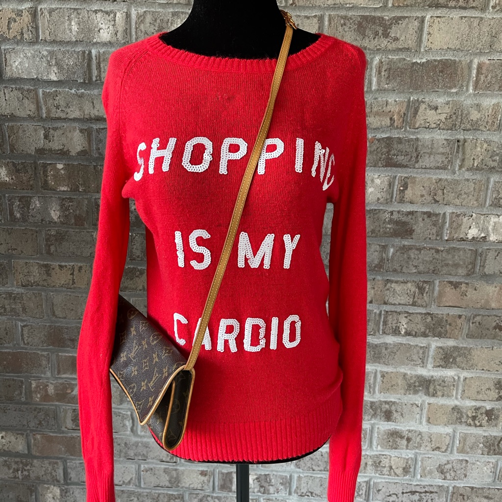 Wildfox Shopping Is My Cardio Sweater